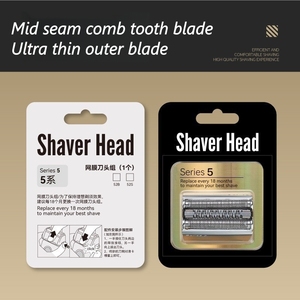 Cabezal <span class=keywords><strong>de</strong></span> Repuesto y Cortador para Afeitadora <span class=keywords><strong>Braun</strong></span> Serie 5 - Compatible con la Mayoría <span class=keywords><strong>de</strong></span> los Modelos Serie 5, Cuchillas <span class=keywords><strong>de</strong></span> Primera Calidad - Product Image 6