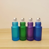 Flacon compte-gouttes LZ Pack 5ml en verre dépoli pour huiles essentielles, avec logo personnalisé et bouchon en aluminium