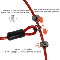 Produit pour animal de compagnie accessoires pour chien laisse fil de fer luxe ensemble collier et laisse pour chat chien