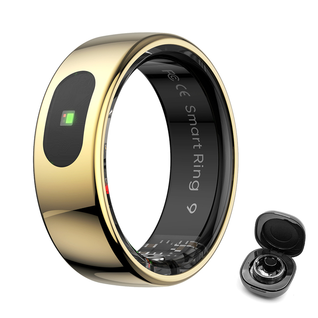 Yawell R08 Real-time Heart Rate Smart Ring QRing R08 Magnetic Charging Smart Ring Smart Muslim Tasbeeh Smart Ring