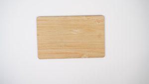 Tarjeta de Membresía RFID de Madera con Código QR VIP de 13.56 MHz, Tarjeta de Membresía de Belleza Orgánica - Product Image 3