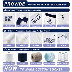 Chaussettes de Pilates personnalisées en jacquard, antidérapantes, en coton pour femmes, vente en gros - Product Image 6