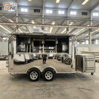 Programme de lancement de franchise de fabrication de stations de desserts mobiles professionnelles, extension de la gamme de remorques alimentaires
