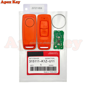 Llave inteligente de repuesto de 2 botones, colorida, de material ABS K1Z/K1B, para PCX160 FORZA NSS350 2021-2023, chip ID47 433.92FSK. - Product Image 5