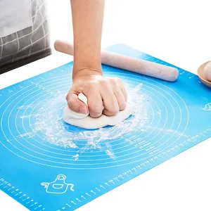 Silicone Pastry Mat Extra Thick Non Stick Baking Mat Non Stick Rolling Dough Non Slip Silicone Baking Mat With Measurements