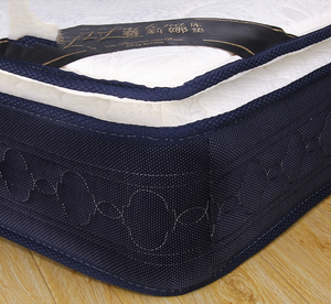 Matelas à ressorts ensachés 23 cm, tissu tricoté, latex naturel, bordure en velours, mousse haute densité, emballage en rouleau, taille Queen - Product Image 5