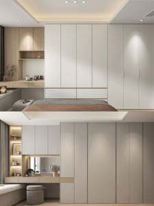 Muebles de dormitorio modulares de madera modernos, armario de diseño personalizado - Product Image 5