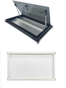 Fenêtre en alliage d'aluminium à poussée d'angle droit pour caravanes camping-cars camping-cars remorque en forme de larme voiture camping certifié e-mark - Product Image 4