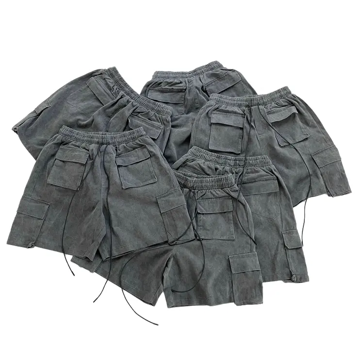 Finch Garment custom 6 pocket cargo shorts men half pants men' s shorts wholesale utility cargo shorts