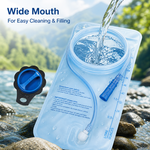 <strong>Water</strong> Bladder 2L BPA Free TPU Leak Proof Wide Opening Hydration Reservoir Eco-Friendly Custom Logo Hiking <strong>Cycling</strong> <strong>Backpacking</strong> - Product Image 3