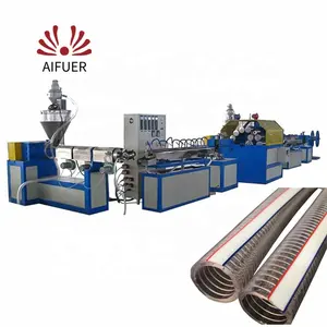PVC Reinforced braided tubing & hoses Making Production Line / plastic extruder