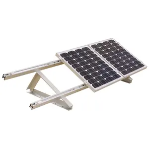 Custom Made Extruded Deck Mount Solar Panel Roof Racking System