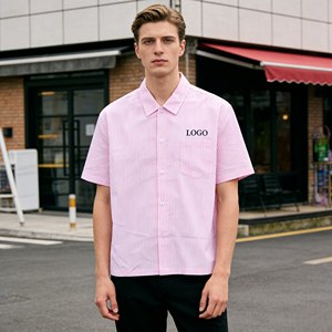 Produttori di Abbigliamento, T-shirt da Uomo a Maniche Corte, <span class=keywords><strong>Polo</strong></span> a Righe in Cotone Personalizzata con Stampa Serigrafica - Product Image 1