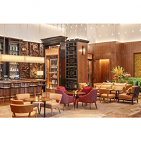 Meubles de restaurant et d'hôtel commerciaux modernes, chaises et tables en bois massif à vendre