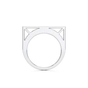 แหวนประดับเพชรสไตล์คลาสสิกแอบสแตรกแบบดั้งเดิมสำหรับงานแต่งงาน - Product Image 5