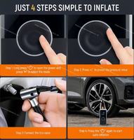 Portable Car Air Pump Compressor Tire Inflator Pump Electric Ball Tyre Pump