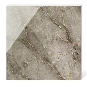 Carreaux émaillés en fil d'or à faible Absorption d'eau de haute qualité, aspect marbre mural, carreaux de sol en céramique nitrifiée, matériau du sol - Product Image 3