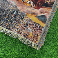 Couverture polaire personnalisée en tapisserie, couverture tissée personnalisée