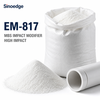 Modificateur d'impact MBS de haute performance, qualité opaque pour feuilles et tuyaux en PVC rigide, usine d'injection Sinoedge