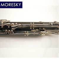 Fagot Profesional MORESKY para Niños, Modelo BS228, Instrumento de Viento, Superficie Niquelada, Cuerpo de Resina ABS, Resina de Cobre