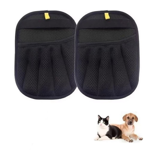 Gant électrostatique réutilisable à cinq doigts pour enlever les poils d'animaux, outil manuel en plastique pour nettoyer les tapis, gant de toilettage pour animaux de compagnie - Product Image 1