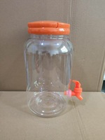 Bouteille d'eau froide en plastique PET de qualité alimentaire, moulée par injection, avec robinet, logo personnalisable, pour usage extérieur, Chine