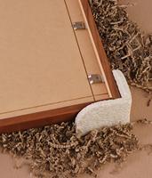 Emballage compostable personnalisé de mycélium de champignons Emballage à base de champignons Emballage de mousse de mycélium Protecteurs de bords d'angle compostables