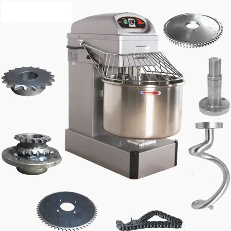 Professional Small Bakery Machinery Used Electric Spiral / How To Use Flour Dough Mixer Machine With Ce Certificate