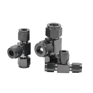 Conexiones de Tubería de Acero Inoxidable COVNA 304/316 de Alta Presión, Codo Macho Hembra, Unión en T, Cruz, Compresión, Doble Férula - Product Image 1