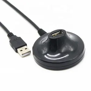 5FT High geschwindigkeit USB 2.0 typ männlichen zu Female Wireless WIFI adapter USB verlängerung Cradle standfuß docking kabel über 150cm