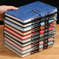 Cahier d'affaires A5/A4/A6 avec logo personnalisé en gros planificateur d'enregistrement en cuir épais avec papier imprimé cadeau scolaire