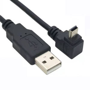 มินิข้อศอก90องศามินิ5Pin สาย USB มุมขวา USB A <span class=keywords><strong>Macho</strong></span> <span class=keywords><strong>Man</strong></span> ไปยังมุมขวามินิ Usb สายชาร์จ - Product Image 4