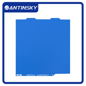 Para Bambulab, Placa de PEI Fría con Abrazadera Azul 257*257mm, Magnética Flexible de Doble Cara Lisa, Impresión Rápida 26C, Nuevo - Product Image 5