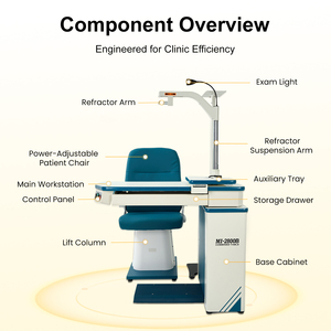Unidad de Silla y Mesa Combinadas Oftálmicas Aist Optics MI-2800B para Optometría en Venta - Product Image 6