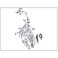 Usine directe pour MB mercedes-benz SL550009-997-29-72 GenuineXL reniflard tuyau bouchon raccords de système de refroidissement 0099972972