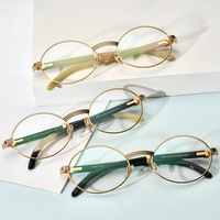 MK24101702 Nuevas Gafas de Cuerno Hechas a Mano Populares para Hombre, Monturas Redondas de Alta Calidad para Todo Tipo de Rostro, Gafas Ópticas de Lujo