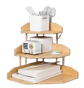 Rack de armário de canto, prateleira adequada para balcão de cozinha, armazenamento, caixa de mesa do banheiro