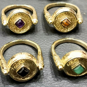 Bagues Artisanales en Laiton de Designer, Motif Flèche Bohème RG-240823L155, Bijoux Indiens Tendance pour Mariages et Fiançailles, pour Chrétiens - Product Image 1