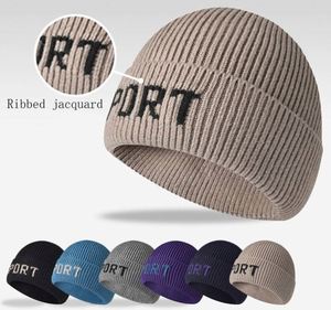 Bonnet en tricot jacquard côtelé personnalisé avec logo, chaud, pour sports d'hiver, pour hommes et enfants, bonnet de ski promotionnel pour l'extérieur - Product Image 2