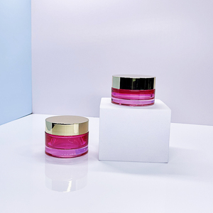 Lot de Luxe en Gros : Ensemble Cosmétique en Verre Violet Vide – Pot 30g/50g et Flacon Pompe Lotion 40-120ml, Emballage Carton Sérigraphié - Product Image 4
