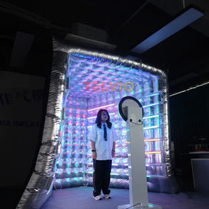 새로운 디자인 휴대용 360 사진 부스 풍선 인클로저 사진 부스 텐트 이벤트에 대한 빛과 풍선 사진 부스 - Product Image 2