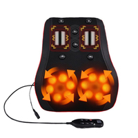 Coussin de massage chauffant Shiatsu pour le cou, le dos et la tête, avec fonction de pétrissage et de vibration, soulagement des douleurs musculaires, utilisation bureau-à domicile-voiture, contrôle de la minuterie, le meilleur