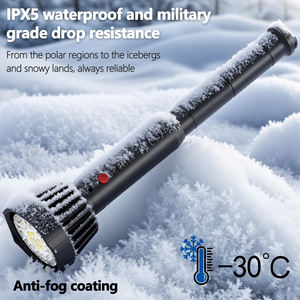 Lampe torche tactique étanche IP65 anti-chute : 1000 lumens avec stroboscope d'urgence pour le sauvetage, le camping, la randonnée - Product Image 1