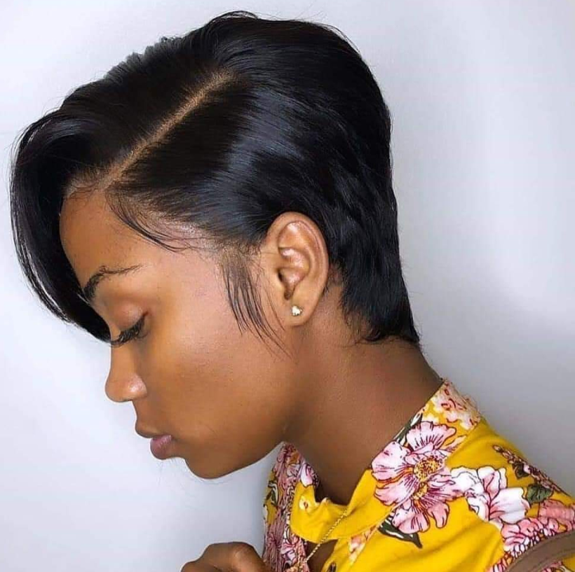 machine made pixie wig