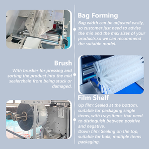 Máquina Automática para Empacar Rollos de Papel Higiénico, Máquina de Envasado Flowpack para Alimentos, Máquina de Envasado de Proteína de Suero - Product Image 3