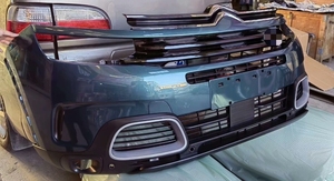 Utilisé pour Dongfeng Citroen <span class=keywords><strong>C5</strong></span> Aircross Auto Car Bodykit Nez Cut Lèvre de pare-chocs avant avec remplacement de pare-chocs de phares - Product Image 5