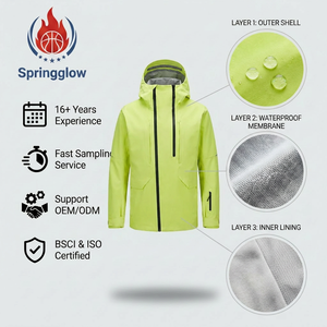 Chaqueta de Esquí Impermeable para Hombre con Logotipo Personalizado OEM, Chaqueta de Nieve 10,000mm, Traje de Esquí, Chaqueta de Snowboard, Parka de Montaña con Carcasa Rígida y Térmica - Product Image 4