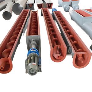 Hete Aanbieding China Fabriek Spirale Trog Auger Schroefconveyor met Bekende Merk Motor en Verstelbare Snelheid voor Dierenvoer - Product Image 1