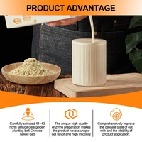 AMULYN Supply GMFO8 Mélange de haute qualité d'avoine traitée aux enzymes Milkshake Grains Farine d'avoine
