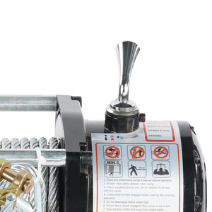 Cabrestante Eléctrico 12V 6000lbs, Cabrestante para Remolque con Control Remoto Inalámbrico y Interruptor Manual, con Cuerda y Polea para ATV UTV Todoterreno - Product Image 2